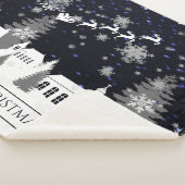 Weihnachtsdorf Sherpa Blanket Sherpadecke (3/4)