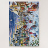 Weihnachtsdorf Snowfall Jigsaw Puzzle (Vertikal)