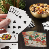 Weihnachtsdorf Spielkarten (In Situ)