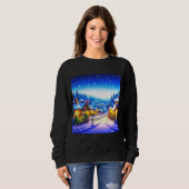 Weihnachtsdorf Sweatshirt (Vorne ganz)
