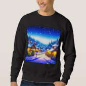 Weihnachtsdorf Sweatshirt (Vorderseite)