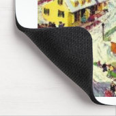 Weihnachtsdorf-Szene Mousepad (Ecke)
