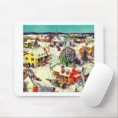 Weihnachtsdorf-Szene Mousepad (Mit Mouse)