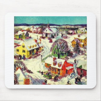 Weihnachtsdorf-Szene Mousepad