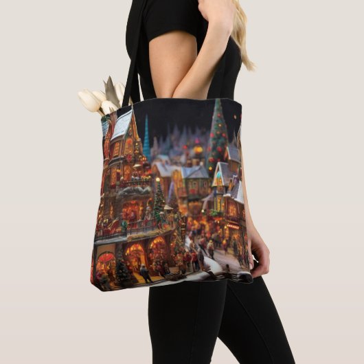 Weihnachtsdorf Tasche (Von Nahem)