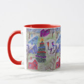 Weihnachtsdorf Tasse (Links)