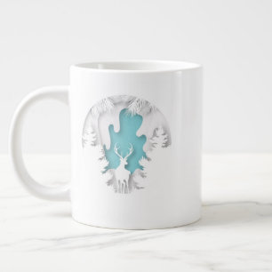 Weihnachtsdorf-Tasse – Cozy Holiday Kakao & Kaffee Jumbo-Tasse