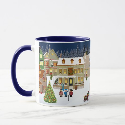 Weihnachtsdorf-Tasse Tasse (Links)