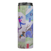 Weihnachtsdorf Thermosbecher (Rückseite)