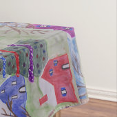 Weihnachtsdorf Tischdecke (Beispiel)