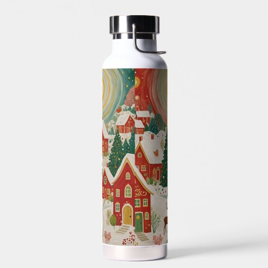 Weihnachtsdorf Trinkflasche (Links)