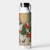 Weihnachtsdorf Trinkflasche (Vorne)