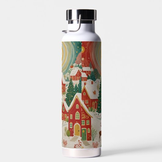 Weihnachtsdorf Trinkflasche (Rechts)