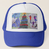 Weihnachtsdorf Truckerkappe (Vorderseite)