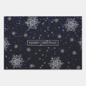 Weihnachtsdorf-Umschlagpapier Geschenkpapier Set (Vorderseite 3)