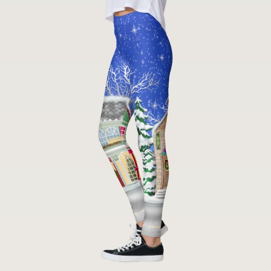 Weihnachtsdorf Urlaub Leggings (Links)