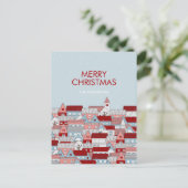 Weihnachtsdorf Urlaub Postkarte (Stehend Vorderseite)