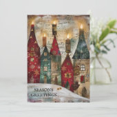 Weihnachtsdorf Weihnachten Jahreszeit Grüße (Stehend Vorderseite)