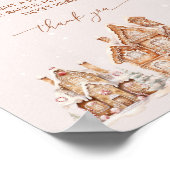 Weihnachtsdorf Winter Baby Duschdusche Windeln Raf Poster (Ecke)