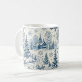 Weihnachtsdorf Winterlandschaft Tasse (Vorderseite Links)