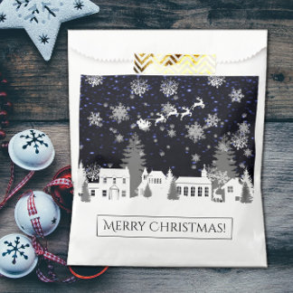 Weihnachtsdörfchen Fvor-Tasche Geschenktütchen