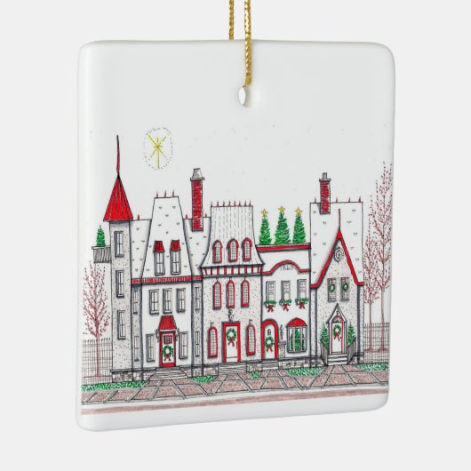 Weihnachtsdörfchen - Ornament (Rechts)