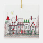 Weihnachtsdörfchen - Ornament (Rückseite)