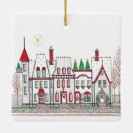 Weihnachtsdörfchen - Ornament