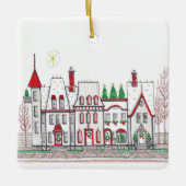 Weihnachtsdörfchen - Ornament (Vorderseite)