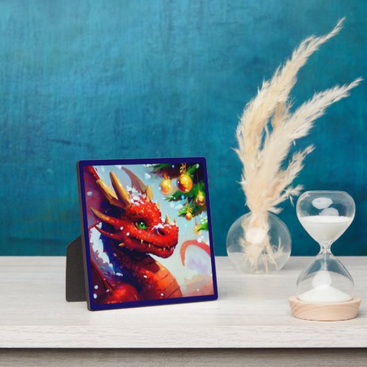 Weihnachtsdrache 2 fotoplatte (InSitu)