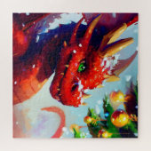 Weihnachtsdrache (2) puzzle (Horizontal)