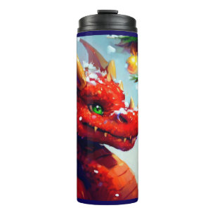 Weihnachtsdrache 2 thermosbecher