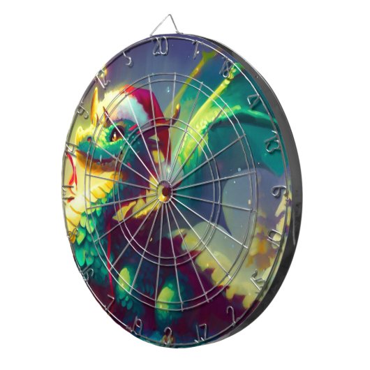 Weihnachtsdrache (3) dartscheibe (Vorderseite rechts)