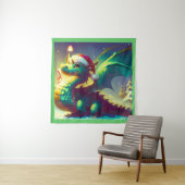 Weihnachtsdrache 3 wandteppich (Beispiel)