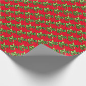 Weihnachtsdrache Holiday Packpapier (Ecke)