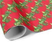 Weihnachtsdrache Holiday Packpapier (Rolleneckpunkt)