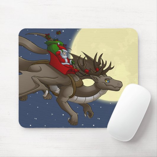 Weihnachtsdrache Mousepad (Mit Mouse)