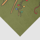 Weihnachtsdrache Seidenpapier (Ausschnitt)