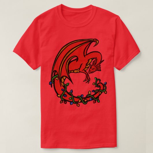 Weihnachtsdrache T-Shirt (Design vorne)
