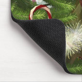 Weihnachtsdrache und -feen mousepad (Ecke)