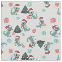 weihnachtsdrache weihnachtsmann winter schnee süß  stoff