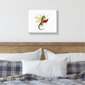 Weihnachtsdrachenfliege Leinwanddruck (Insitu (Schlafzimmer))