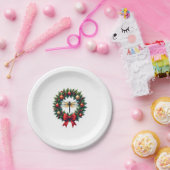 Weihnachtsdrachenfliege Pappteller (Party)