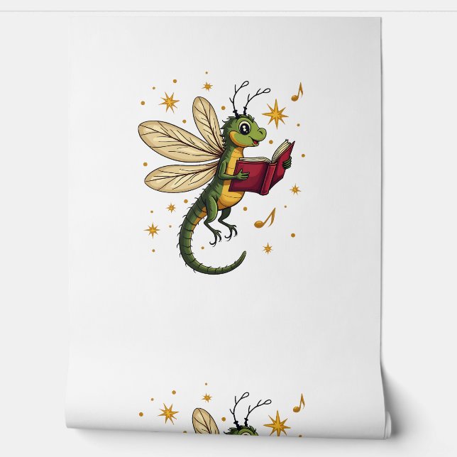 Weihnachtsdrachenfliege Tapete (Abrollen)