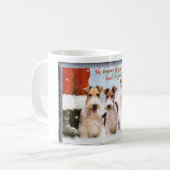 Weihnachtsdrähte Kaffeetasse (Vorderseite Links)