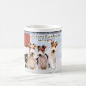 Weihnachtsdrähte Kaffeetasse (Mittel)