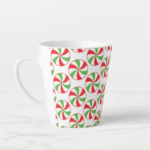 Weihnachtsdruck-Kaffeetasse Candy Cane Tasse