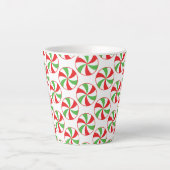 Weihnachtsdruck-Kaffeetasse Candy Cane Tasse (Vorderseite)