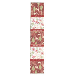 Weihnachtsdrucke Mittelgroßer Tischläufer