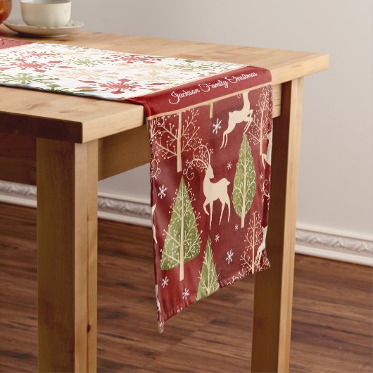 Weihnachtsdrucke Mittelgroßer Tischläufer (Beispiel)